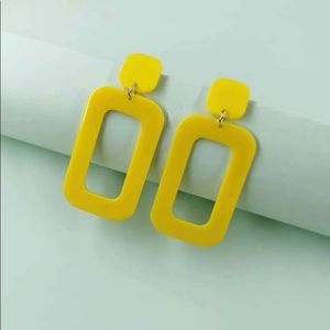 Hollow Out Geometric Drop Earrings
